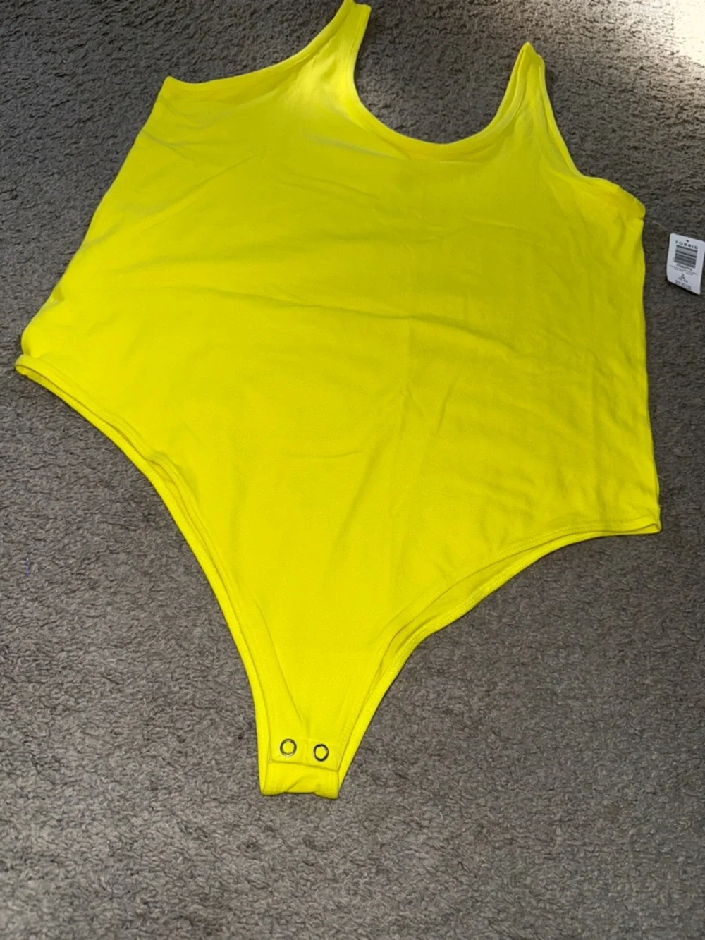 Torrid Bright Yellow Bodysuit - Picture 4 of 6